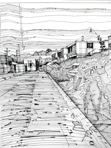 camera drawing,pen drawing,line drawing,beach huts,sheet drawing,pencil lines,mono-line line art,muizenberg,dungeness,row of houses,game drawing,wooden houses,scribble lines,human settlement,digital,hand-drawn illustration,crosshatch,pencil and paper,camera illustration,house drawing,Design Sketch,Design Sketch,None
