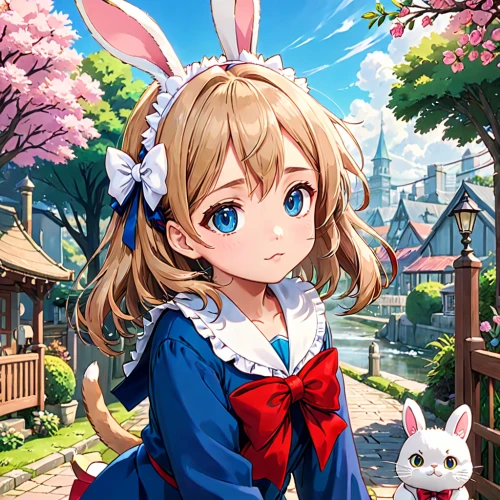 easter background,spring background,springtime background,easter banner,japanese sakura background,easter theme,alice,portrait background,bunny,flower background,easter festival,april fools day background,sakura background,european rabbit,french digital background,white bunny,tulip background,little bunny,rabbits and hares,no ear bunny,Anime,Anime,Traditional