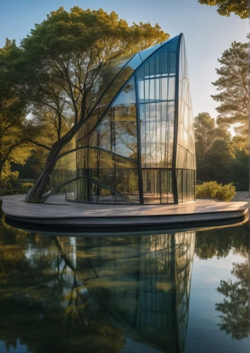 mirror house,house by the water,cube house,futuristic architecture,cubic house,water cube,summer house,glass building,aqua studio,futuristic art museum,glass facade,house with lake,luxury property,greenhouse,pool house,floating stage,hahnenfu greenhouse,archidaily,dunes house,modern architecture,Photography,General,Natural