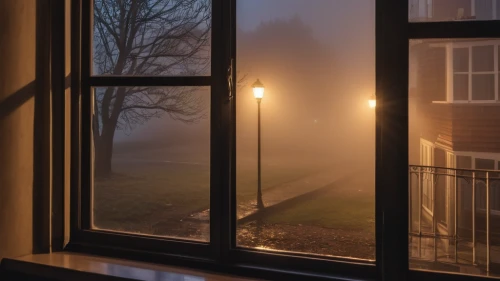 early fog,morning fog,dense fog,evening atmosphere,morning mist,veil fog,foggy landscape,north american fog,bedroom window,fog banks,the fog,fog,foggy,sash window,autumn fog,ground fog,fog up,high fog,security lighting,ring fog