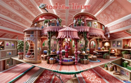doll kitchen,dolls houses,doll house,the little girl's room,fairy tale castle,buddha tooth relic temple,3d fantasy,dollhouse,santa claus train,tearoom,christmas room,doll's house,fantasy city,merry-go-round,children's fairy tale,candy shop,toy store,pastry shop,merry go round,ice cream parlor
