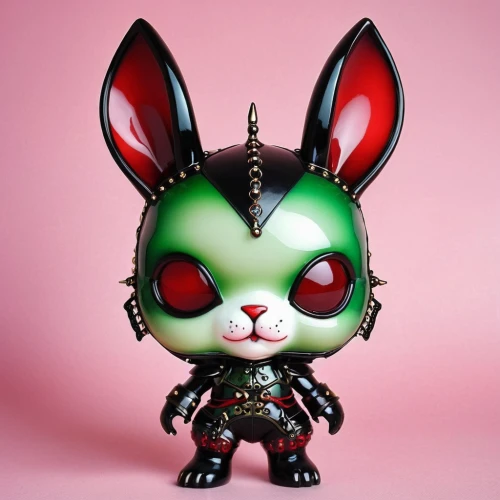 deco bunny,krampus,funko,loki,peppermint,pagan,lopushok,evil fairy,alien warrior,devil,no ear bunny,the enchantress,horned,incarnate clover,thumper,prickle,green goblin,huntress,custom portrait,little bunny,Illustration,Abstract Fantasy,Abstract Fantasy 10