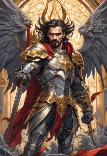 archangel,the archangel,uriel,garuda,heroic fantasy,baroque angel,daemon,conquistador,guardian angel,griffin,business angel,god of thunder,emperor,gabriel,imperator,lucifer,odin,paladin,galeas,angelology,Photography,Realistic