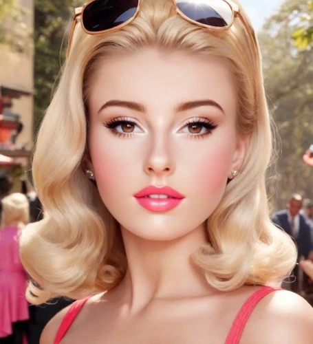 realdoll,barbie doll,doll's facial features,pompadour,50's style,vintage makeup,barbie,pin up girl,model doll,retro girl,vintage girl,beautiful model,pin up,pin-up girl,marylin monroe,gena rolands-hollywood,blond girl,retro pin up girl,blonde girl,pink beauty