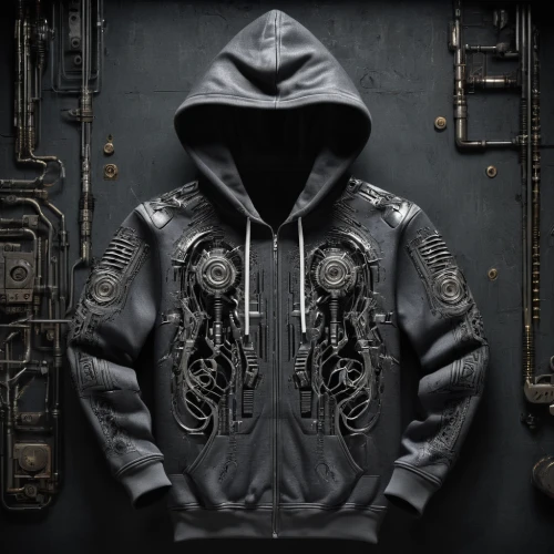 hooded man,national parka,hoodie,parka,old coat,outerwear,jacket,windbreaker,hooded,bomber,unlock,decrypted,cybernetics,bluejacket,imperial coat,biomechanical,cloak,skeleton key,overcoat,navy,Conceptual Art,Sci-Fi,Sci-Fi 09