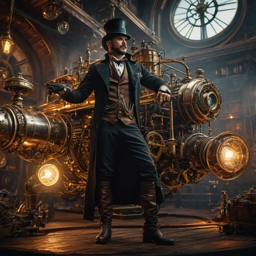 steampunk,clockmaker,steampunk gears,stovepipe hat,watchmaker,conductor,clockwork,ringmaster,play escape game live and win,the victorian era,pocket watch,pocket watches,top hat,bellboy,engineer,merchant,victorian,steam engine,hatter,victorian style,Photography,General,Fantasy