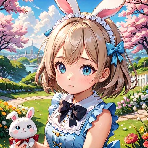 spring background,springtime background,easter background,flower background,floral background,portrait background,easter theme,easter banner,japanese sakura background,spring leaf background,mountain cottontail,hydrangea background,japanese floral background,bunny,butterfly background,tulip background,rabbits and hares,little bunny,transparent background,piko,Anime,Anime,Traditional