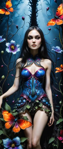 faerie,faery,flower fairy,ornamental fish,fairy queen,water lotus,waterlily,girl in flowers,water lilies,underwater background,beautiful girl with flowers,water lily,image manipulation,fantasy picture,the enchantress,flower of water-lily,fantasy art,fantasy woman,photoshop manipulation,garden fairy