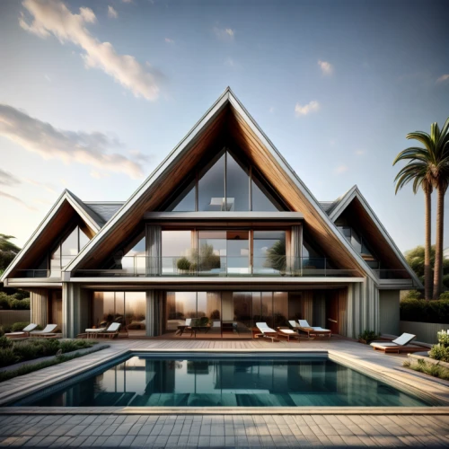 modern house,pool house,modern architecture,tropical house,luxury property,luxury home,holiday villa,3d rendering,dunes house,geometric style,house shape,chalet,modern style,florida home,frame house,beautiful home,wooden house,timber house,house by the water,asian architecture