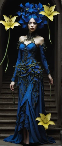 blue enchantress,blue petals,elven flower,blue rose,gentiana,blue flower,blue flowers,image manipulation,flower fairy,fairy queen,photo manipulation,blue butterfly,kahila garland-lily,photomanipulation,the enchantress,blue chrysanthemum,bodypainting,blue rose near rail,blue morpho,blue anemones,Photography,Documentary Photography,Documentary Photography 08