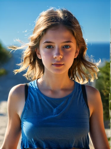 girl in t-shirt,girl on the dune,girl portrait,beach background,child portrait,little girl in wind,digital compositing,portrait photography,child model,surfer hair,portrait background,portrait of a girl,image editing,portrait photographers,mystical portrait of a girl,relaxed young girl,girl in a long,girl with cloth,female model,child girl,Photography,General,Natural