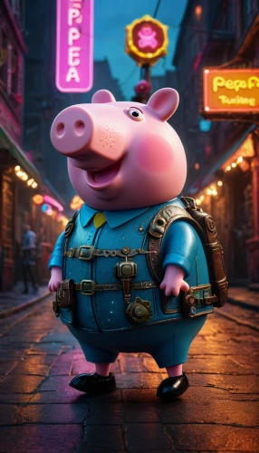 porker,pig,hog xiu,hog,babi panggang,barnyard,piggybank,suckling pig,shanghai disney,pot-bellied pig,cinema 4d,wool pig,lucky pig,year of the rat,chowder,kawaii pig,cute cartoon character,disney character,3d render,pig's trotters,Photography,General,Fantasy