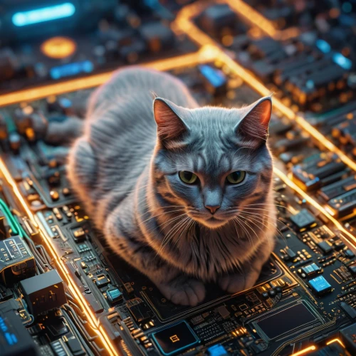 circuit board,microchip,motherboard,integrated circuit,mother board,microchips,circuitry,computer chips,computer chip,cyberpunk,hardware programmer,cat image,arduino,cat vector,printed circuit board,processor,cat and mouse,street cat,transistors,cat european,Photography,General,Sci-Fi