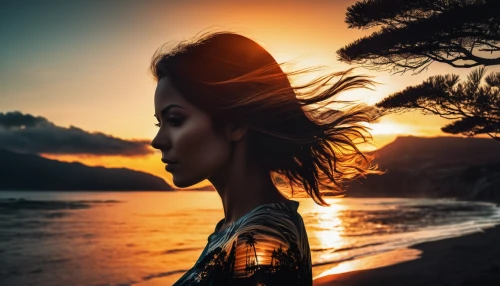 woman silhouette,photo manipulation,girl on the dune,portrait photography,photoshop manipulation,image manipulation,photomanipulation,mystical portrait of a girl,sunset glow,creative background,sunset,passion photography,self hypnosis,polynesian girl,photographic background,setting sun,sunburst background,boho background,goldenlight,daybreak,Photography,Artistic Photography,Artistic Photography 07