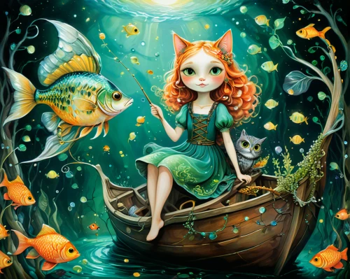 mermaid background,the sea maid,green mermaid scale,mermaid vectors,nami,forest fish,under sea,mermaid,under the sea,believe in mermaids,the zodiac sign pisces,fish in water,fantasy art,underwater background,mermaids,fantasy picture,sea-life,school of fish,fishes,little mermaid,Illustration,Realistic Fantasy,Realistic Fantasy 34