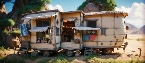 house trailer,mobile home,caravan,small camper,caterpillar gypsy,camping bus,christmas caravan,travel trailer poster,camper van isolated,camper,horse trailer,microvan,autumn camper,teardrop camper,3d render,cinema 4d,camper van,moottero vehicle,travel trailer,karavan,Photography,General,Cinematic