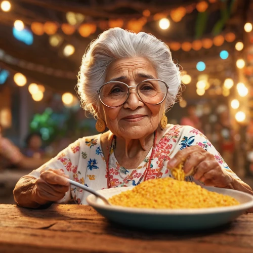 creamed corn,nanas,elderly lady,polenta,semolina,grandma,care for the elderly,parmesan,elderly person,grama,oven polenta,grandmother,corn kernels,sopa de mondongo,respect the elderly,old woman,puerto rican cuisine,dal,parmesan wafers,khichdi,Photography,General,Commercial