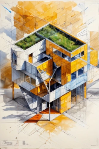 habitat 67,mondrian,cubic house,contemporary,house drawing,cube house,kirrarchitecture,frame drawing,matruschka,modern architecture,facade painting,cubic,cube stilt houses,brutalist architecture,architect,arq,archidaily,mid century modern,athens art school,frame house
