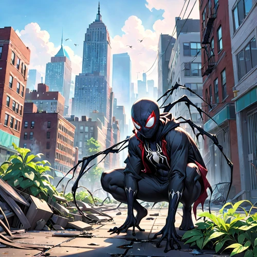 walking spider,tangle-web spider,arachnid,spider,venom,widow spider,web,spider network,arachnophobia,spawn,spider-man,concept art,sci fiction illustration,cg artwork,scythe,venomous,wuhan''s virus,spiderman,spiders,spider's web,Anime,Anime,Realistic