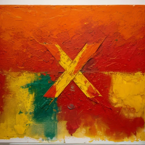 matruschka,asterisk,abstract painting,three primary colors,paintbrush,color mixing,flagman,red yellow,hexagram,six pointed star,abstraction,six-pointed star,east german,cmyk,cardinal points,phoenix,indigenous painting,paint brush,paint box,oil on canvas,Calligraphy,Painting,Vivid Art