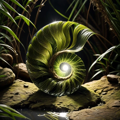 ammonite,nuphar,fiddlehead fern,spiral,water lily leaf,gastropod,spiral background,giant water lily bud,spiral pattern,fibonacci spiral,snail,natura,art forms in nature,chlorophyta,anahata,carnivorous plant,whirlpool,fibonacci,nature art,green snake