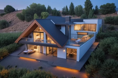modern house,modern architecture,dunes house,roof landscape,luxury property,folding roof,cubic house,beautiful home,house shape,cube house,luxury home,timber house,house in the mountains,smart house,smart home,frame house,house in mountains,luxury real estate,metal roof,wooden house