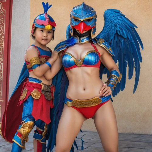 cosplay image,wonder woman city,cosplay,cosplayer,wonderwoman,asian costume,wonder woman,angels of the apocalypse,halloween costumes,female warrior,angel and devil,costumes,patung garuda,mom and daughter,fantasy woman,super heroine,birds of prey,angels,lucha libre,ancient costume