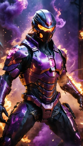 shredder,iron mask hero,wall,thanos,monsoon banner,alien warrior,thanos infinity war,purple,fire background,spartan,purple background,purple wallpaper,purple skin,steel man,superhero background,deadly nightshade,welding helmet,dusk background,plasma bal,evangelion evolution unit-02y,Photography,General,Cinematic