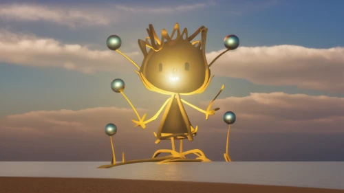 sun god,crown render,3d render,golden crown,coral guardian,light bearer,sunroot,3d rendered,cinema 4d,3d model,sun,sun head,fairy stand,glowing antlers,gold deer,render,light stand,gold crown,visual effect lighting,miracle lamp,Photography,General,Realistic