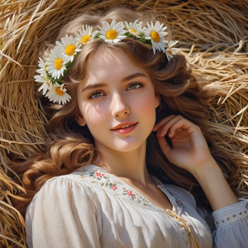 beautiful girl with flowers,countrygirl,girl in flowers,jessamine,girl in a wreath,vintage girl,vintage woman,flower crown,romantic portrait,country dress,straw flower,blooming wreath,vintage female portrait,floral wreath,woman of straw,milkmaid,flower hat,farm girl,beautiful bonnet,spring crown,Illustration,Paper based,Paper Based 23