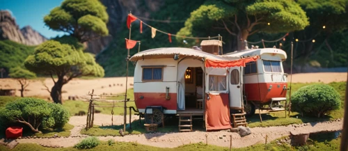 house trailer,caravan,campsite,small camper,gypsy tent,houseboat,autumn camper,christmas caravan,cabana,ice cream stand,merchant,camper,straw hut,vendor,vendors,mobile home,traveller,campground,tourist camp,little house,Photography,General,Cinematic