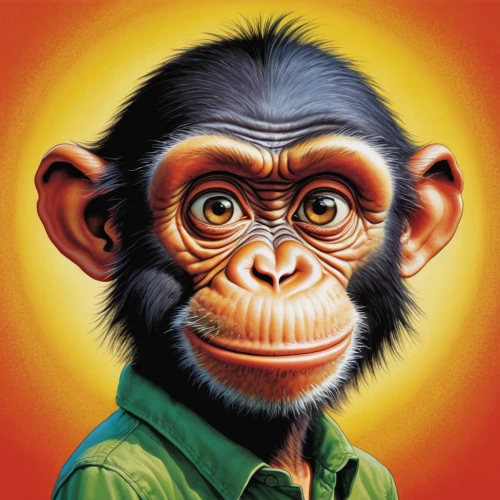 chimpanzee,chimp,common chimpanzee,primate,great apes,primates,monkeys band,ape,bonobo,monkey,barbary monkey,the monkey,monkey gang,bale,barbary ape,gibbon 5,orang utan,monkey island,cercopithecus neglectus,monkey family,Illustration,Children,Children 03