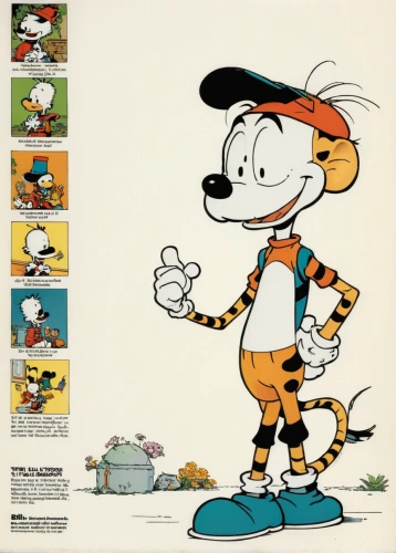 retro cartoon people,hutspot,kipper,snoopy,popeye,goofy,orienteering,cartoon cat,johnny jump up,119,sylvester,anthropomorphized animals,toons,tails,geppetto,125,anthropomorphic,checker marathon,television character,1986,Illustration,Children,Children 02