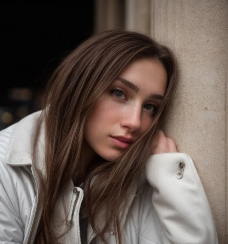 moody portrait,girl portrait,relaxed young girl,young woman,portrait of a girl,girl sitting,worried girl,female model,beautiful young woman,city ​​portrait,depressed woman,young model istanbul,woman portrait,pensive,girl in a long,pretty young woman,girl in cloth,portrait photography,portrait photographers,the girl at the station,Common,Common,Photography