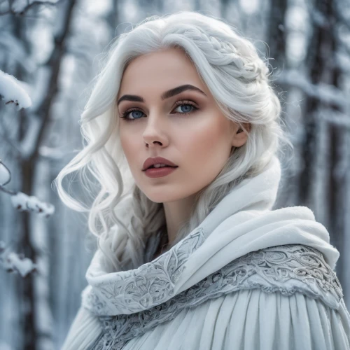 white rose snow queen,the snow queen,ice queen,suit of the snow maiden,winterblueher,elsa,eternal snow,winter rose,winter magic,white fur hat,fantasy portrait,white walker,white winter dress,white beauty,winter background,ice princess,fantasy woman,pure white,white lady,pale,Photography,General,Fantasy