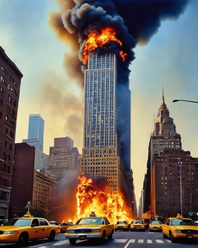 city in flames,the conflagration,terrorist attacks,september 11,terrorist attack,fire disaster,911,9 11,sweden fire,stock market collapse,conflagration,photo manipulation,burned down,1wtc,1 wtc,fire background,explode,armageddon,apocalyptic,fire sprinkler,Photography,Artistic Photography,Artistic Photography 14