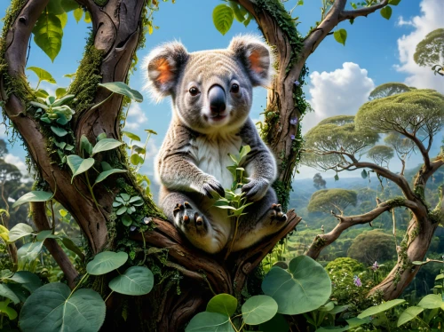 koala,cute koala,koalas,eucalyptus,koala bear,madagascar,marsupial,australian wildlife,sleeping koala,tree sloth,cangaroo,lemur,australia,australia aud,macropus giganteus,anthropomorphized animals,lemurs,aussie,tropical animals,whimsical animals,Photography,General,Natural