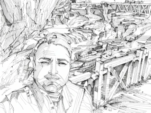 self-portrait,city ​​portrait,roofer,digital photo,scrap yard,war correspondent,deadwood,sawmill,game drawing,self portrait,cliff dwelling,brick-kiln,stone quarry,work in the garden,cage,pencils,rubble,hand-drawn illustration,artist portrait,whistler,Design Sketch,Design Sketch,Hand-drawn Line Art