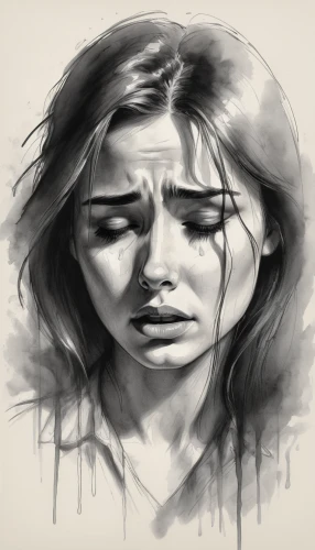 depressed woman,charcoal drawing,child crying,anxiety disorder,sad woman,worried girl,charcoal pencil,scared woman,digital painting,crying man,sorrow,charcoal,hand digital painting,tearful,digital art,stressed woman,grief,digital drawing,wall of tears,anguish,Photography,Artistic Photography,Artistic Photography 15