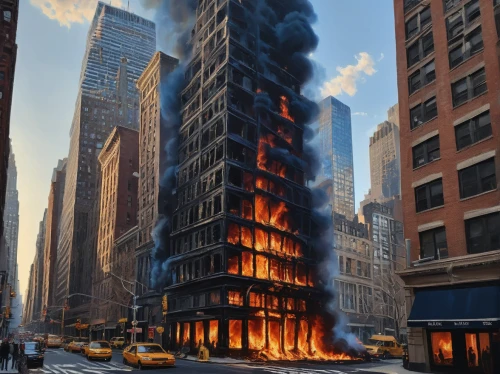 the conflagration,fire disaster,burned down,conflagration,city in flames,fire ladder,september 11,fire damage,911,9 11,arson,sweden fire,newspaper fire,high-rises,fire-fighting,wtc,burning house,hot air,fire safety,burn down,Photography,General,Natural