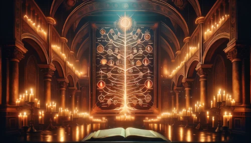 hymn book,prayer book,cathedral,illumination,haunted cathedral,the pillar of light,tabernacle,blood church,sanctuary,hall of the fallen,magic book,mystery book cover,scroll wallpaper,choral book,parchment,book cover,temple fade,candlelights,the throne,church faith