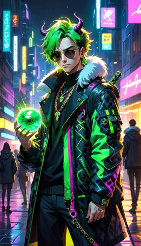 cyberpunk,patrol,cyber glasses,green tangerine,80s,streampunk,neon,80's design,cg artwork,joker,kingpin,cyber,neon drinks,society finch,alter ego,matrix,neon human resources,neon ice cream,neon cocktails,neon colors,Anime,Anime,Cartoon