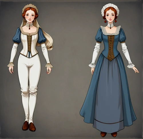 women's clothing,suit of the snow maiden,folk costume,bodice,costume design,victorian fashion,women clothes,costumes,bridal clothing,folk costumes,sterntaler,country dress,ladies clothes,overskirt,victorian lady,elizabeth i,game illustration,fairy tale character,fairytale characters,fairy tale icons,Unique,Design,Character Design