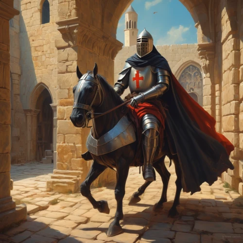 crusader,knight armor,knight,medieval,castleguard,knight tent,heroic fantasy,bactrian,paladin,knight festival,middle ages,man and horses,the middle ages,cuirass,joan of arc,templar,horseman,jousting,bronze horseman,knight village,Conceptual Art,Fantasy,Fantasy 01