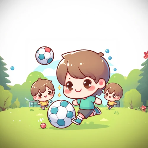 footballer,soccer player,soccer ball,playing football,children's soccer,soccer kick,meadow play,football player,soccer,game illustration,goalkeeper,chibi kids,kids illustration,soccer field,soccer team,chibi children,penalty,football team,juggle,world cup