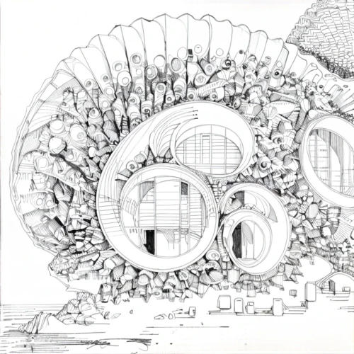 nautilus,cross-section,cross section,cross sections,ammonite,steampunk gears,biomechanical,mri machine,deep sea nautilus,panopticon,spherical image,gears,fibonacci spiral,derailleur gears,embryo,hand-drawn illustration,cog,regenerative,cockscomb,spiral book,Design Sketch,Design Sketch,Hand-drawn Line Art