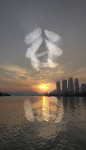 winged heart,bird in the sky,angel wing,angel wings,feather on water,angelology,cloud shape,angel head,natural phenomenon,sun wing,cloud image,waveform,sailing wing,heart of love river in kaohsiung,sea bird,sky butterfly,constellation swan,atmospheric phenomenon,osaka bay,meteorological phenomenon,Light and shadow,Landscape,West Lake