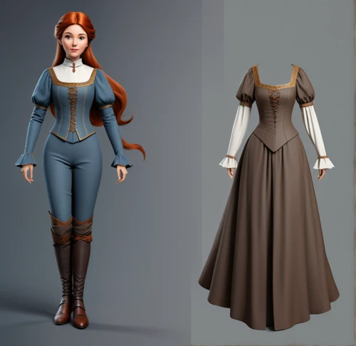 women's clothing,victorian fashion,women clothes,princess anna,bodice,merida,costume design,ladies clothes,3d model,overskirt,costumes,victorian lady,3d modeling,sewing pattern girls,dressmaker,victorian style,fashionable clothes,bridal clothing,clothing,3d rendered,Conceptual Art,Fantasy,Fantasy 01