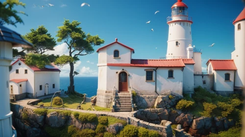 red lighthouse,lighthouse,oktoberfest background,fairy tale castle,development concept,bird kingdom,house of the sea,color is changable in ps,collected game assets,witcher,scandia gnomes,3d fantasy,steam release,3d render,templar castle,peter-pavel's fortress,fairytale castle,water castle,archipelago,knight's castle,Photography,General,Cinematic