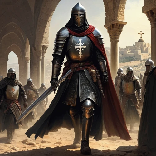 crusader,templar,knight armor,medieval,paladin,knight,knight tent,iron mask hero,king arthur,joan of arc,castleguard,knights,middle ages,knight festival,the middle ages,clergy,knight village,hooded man,centurion,roman soldier,Conceptual Art,Fantasy,Fantasy 11